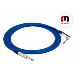 Reds Music  GCN1220-BLUE Kabel Instrumentalny - STANDARD Neutrik - Jack mono / Jack mono kątowy długość 2.0 m